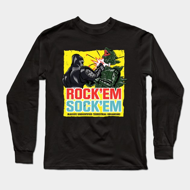 Rock 'em sock 'em Muto's Long Sleeve T-Shirt by Eman